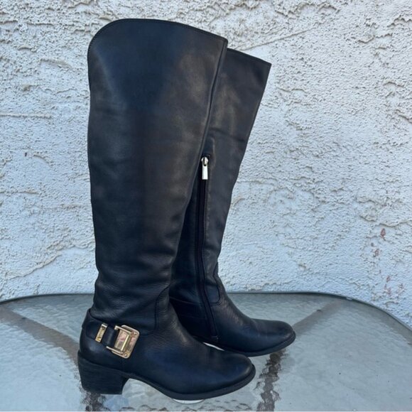 Vince Camuto VC- Beckett Knee High Leather Boots - Picture 9 of 16